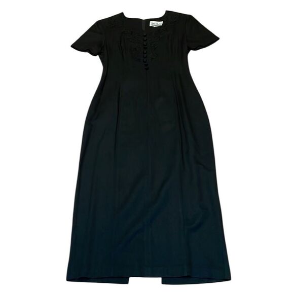 Vintage Sheri Martin Black Dress, - Picture 1 of 5